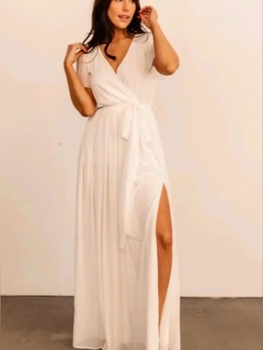 Baltic Born Cream Maxi Dress